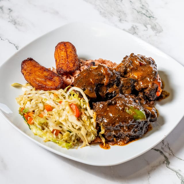 Brown Stew Chicken.